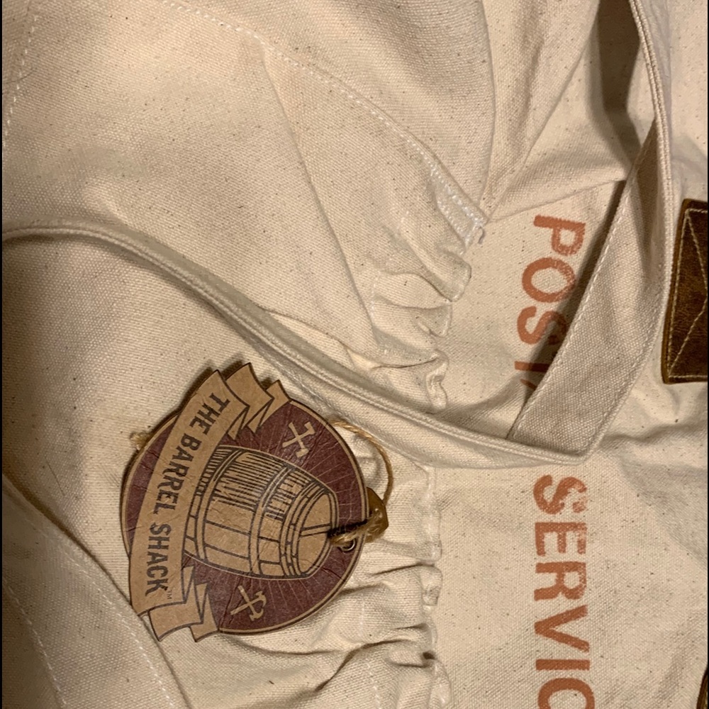 Barrel Shack mail duffel bag